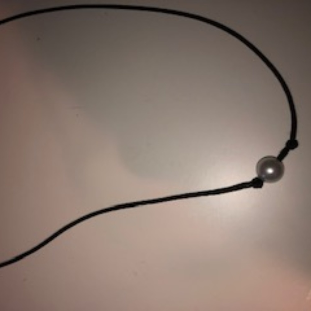 delicate pearl necklace